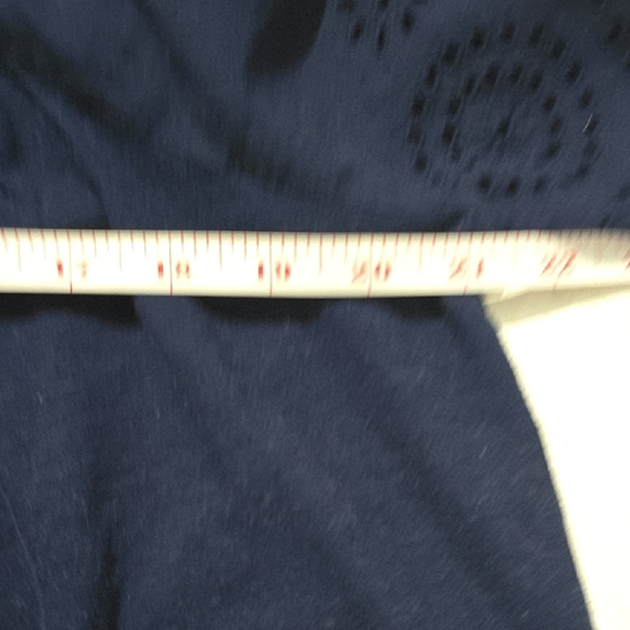 Crown & Ivy Blue Ruffled Flutter Sleeve Blouse - Picture 10 of 12